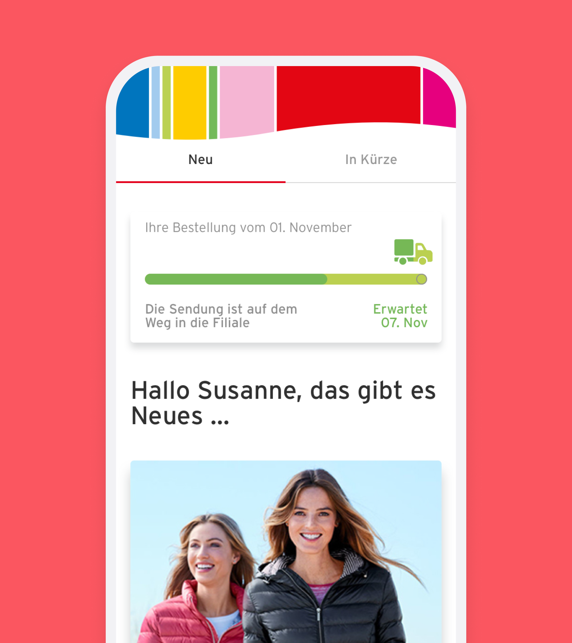 Ernstings App Home